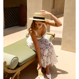 Laser Cut Floral Maxi Skirt - Endless - UAE Rental and Resale for Women's Fashion