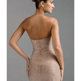 Lasma Embellished Halterneck A-Line Mini Dress - Endless - UAE Rental and Resale for Women's Fashion