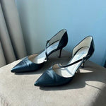 Leather D'Orsay Pumps - Endless - UAE Rental and Resale for Women's Fashion