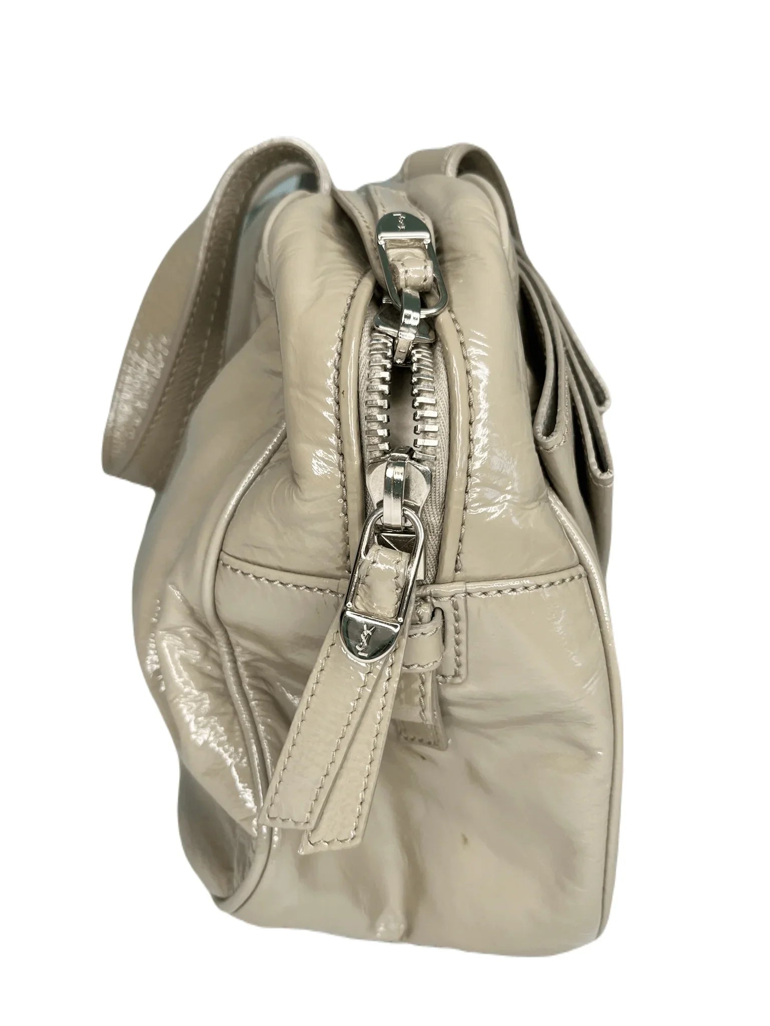 Leather Patent Bow Shoulder Tote Bag - Endless - UAE Rental and Resale for Women's Fashion
