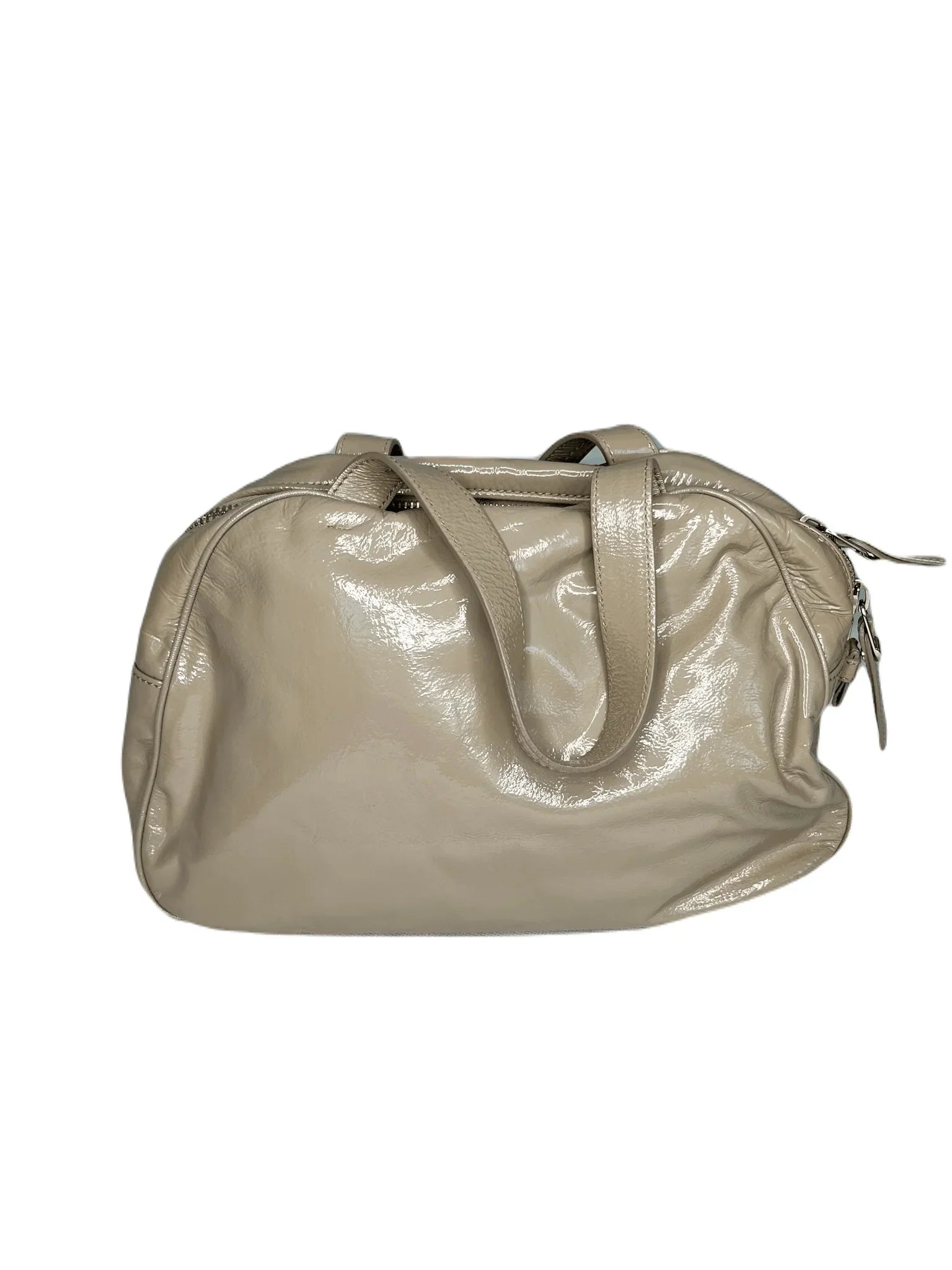 Leather Patent Bow Shoulder Tote Bag - Endless - UAE Rental and Resale for Women's Fashion