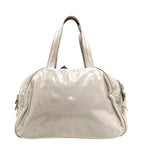 Leather Patent Bow Shoulder Tote Bag - Endless - UAE Rental and Resale for Women's Fashion