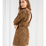 Leopard Print Mini Dress - Endless - UAE Rental and Resale for Women's Fashion