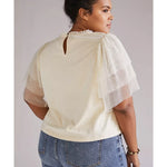 Let Me Be Sequined Embroidered Top - Endless - UAE Rental and Resale for Women's Fashion