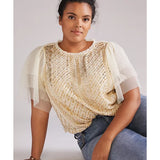Let Me Be Sequined Embroidered Top - Endless - UAE Rental and Resale for Women's Fashion