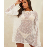 Litore Knitted Long Top White - Endless - UAE Rental and Resale for Women's Fashion
