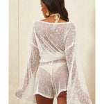 Litore Knitted Long Top White - Endless - UAE Rental and Resale for Women's Fashion