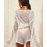 Litore Knitted Long Top White - Endless - UAE Rental and Resale for Women's Fashion