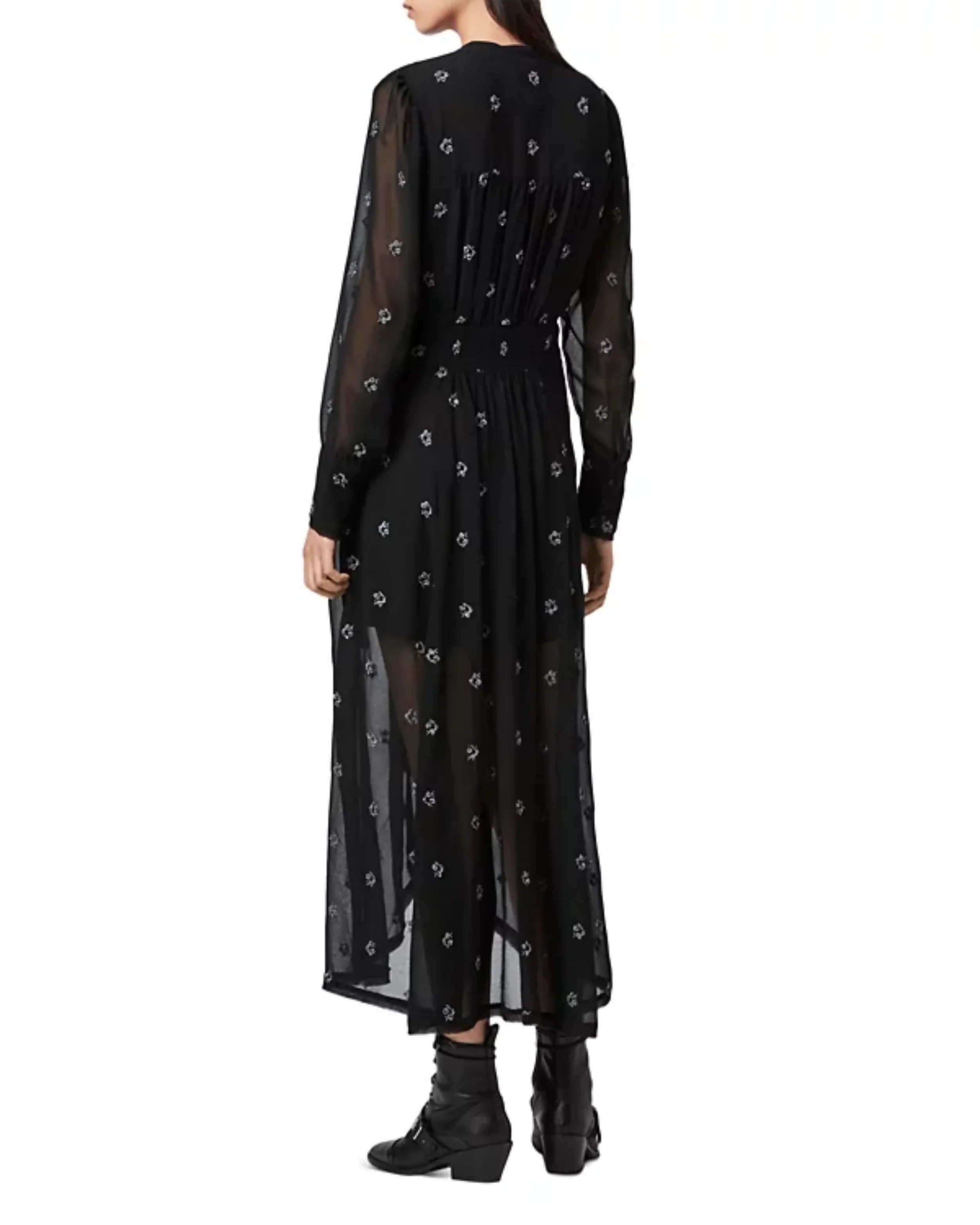 Liza Cyla Embroidered Shirt Dress - Endless - UAE Rental and Resale for Women's Fashion