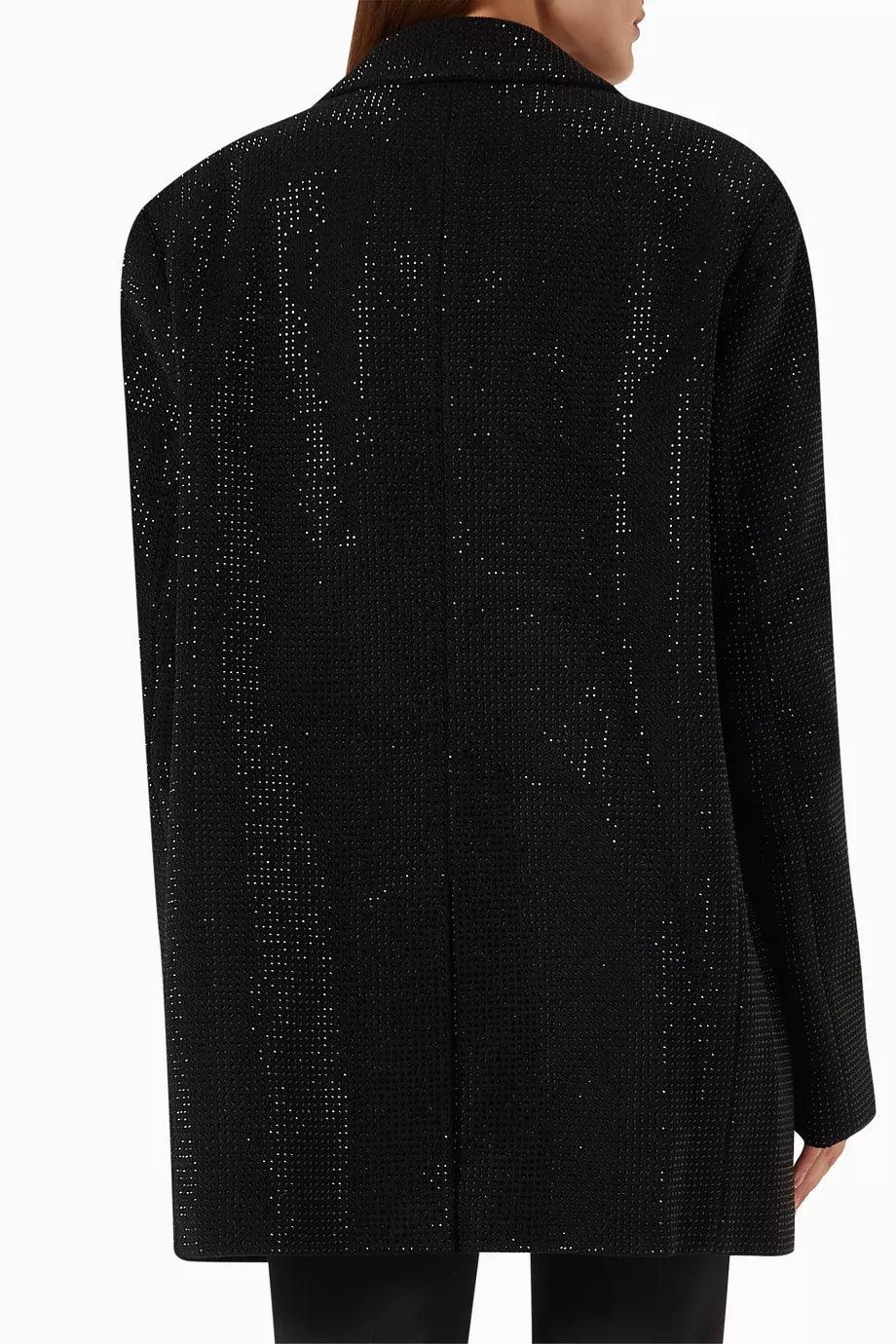 Logo Print Denim Jacket - Endless - UAE Rental and Resale for Women's Fashion