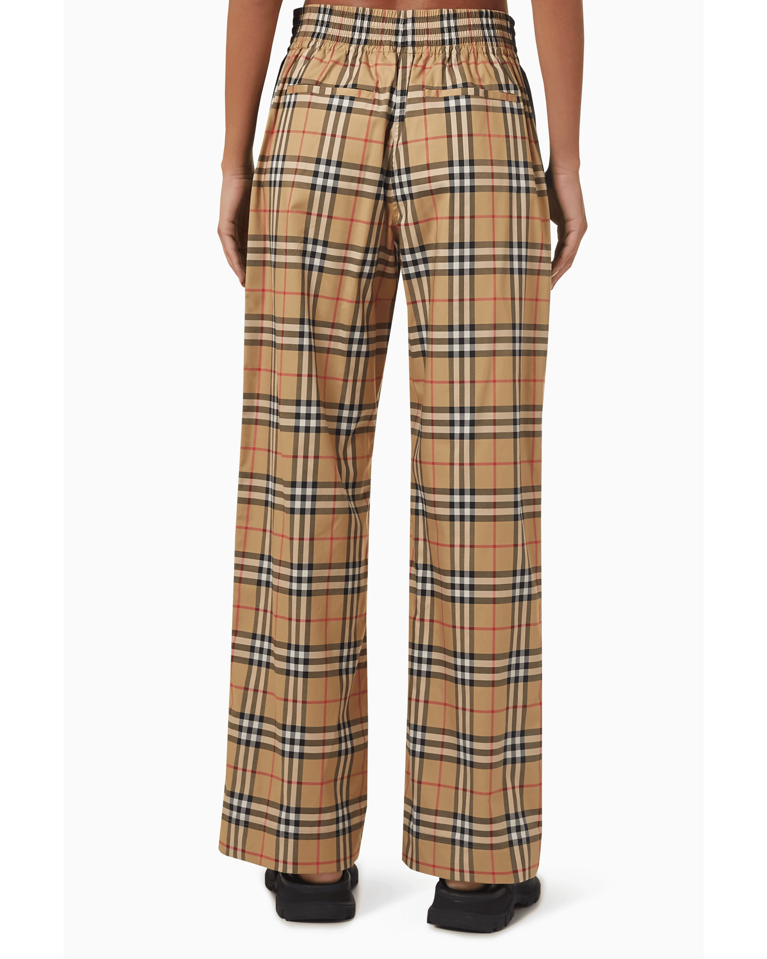 Louane Vintage Check Pants in Stretch-cotton - Endless - UAE Rental and Resale for Women's Fashion
