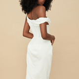 Lulu Cream Corset Midi Dress - Endless - UAE Rental and Resale for Women's Fashion