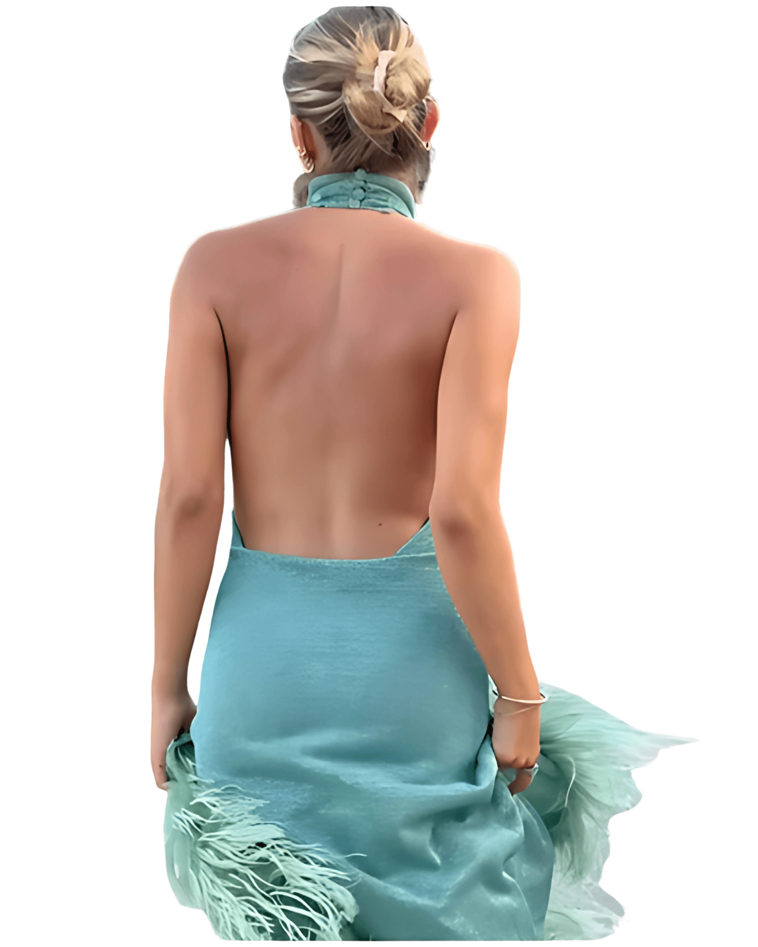 Lumiere Turtleneck Dress - Endless - UAE Rental and Resale for Women's Fashion
