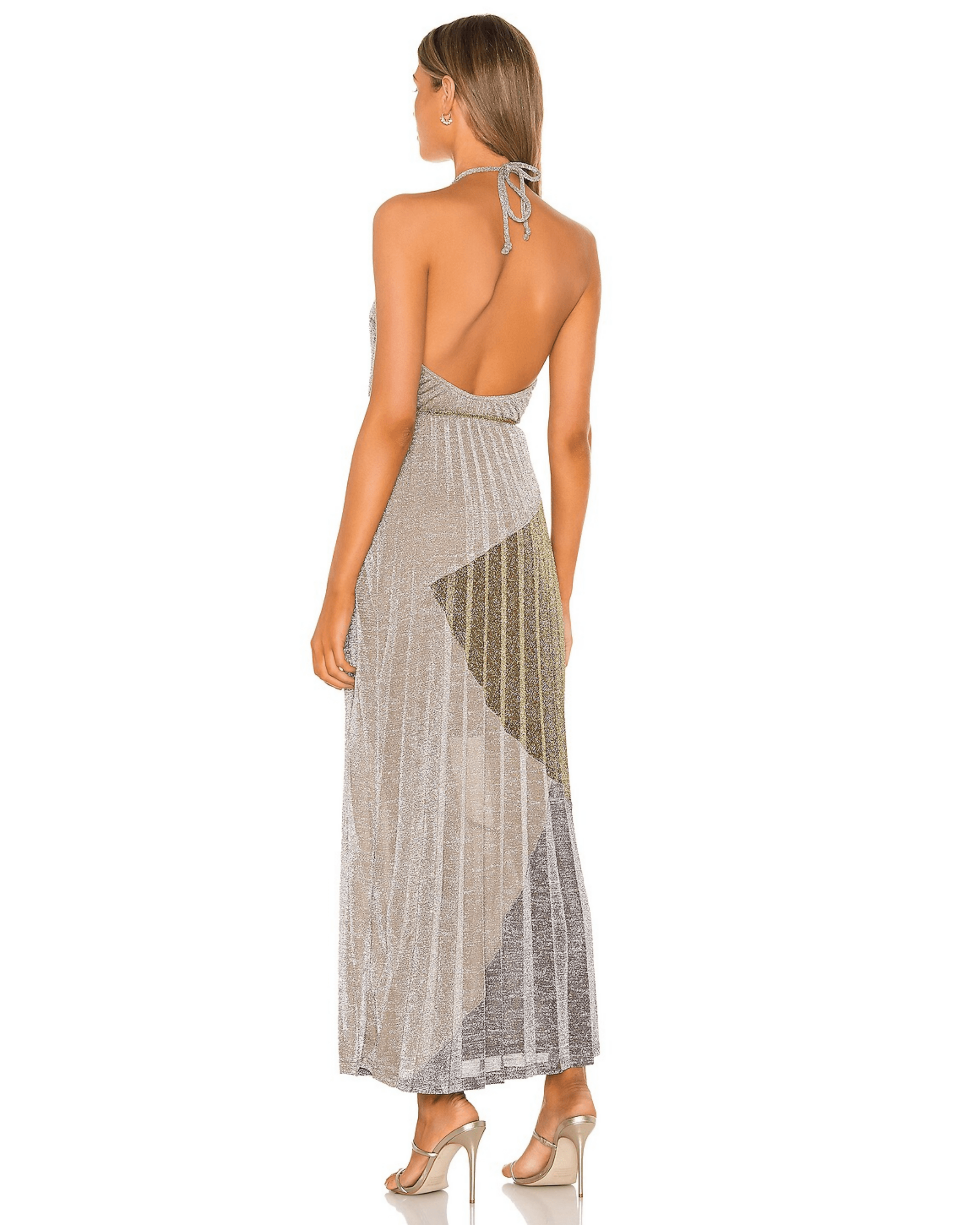 Luna Pleat Maxi Dress - Endless - UAE Rental and Resale for Women's Fashion