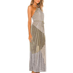 Luna Pleat Maxi Dress - Endless - UAE Rental and Resale for Women's Fashion