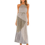 Luna Pleat Maxi Dress - Endless - UAE Rental and Resale for Women's Fashion