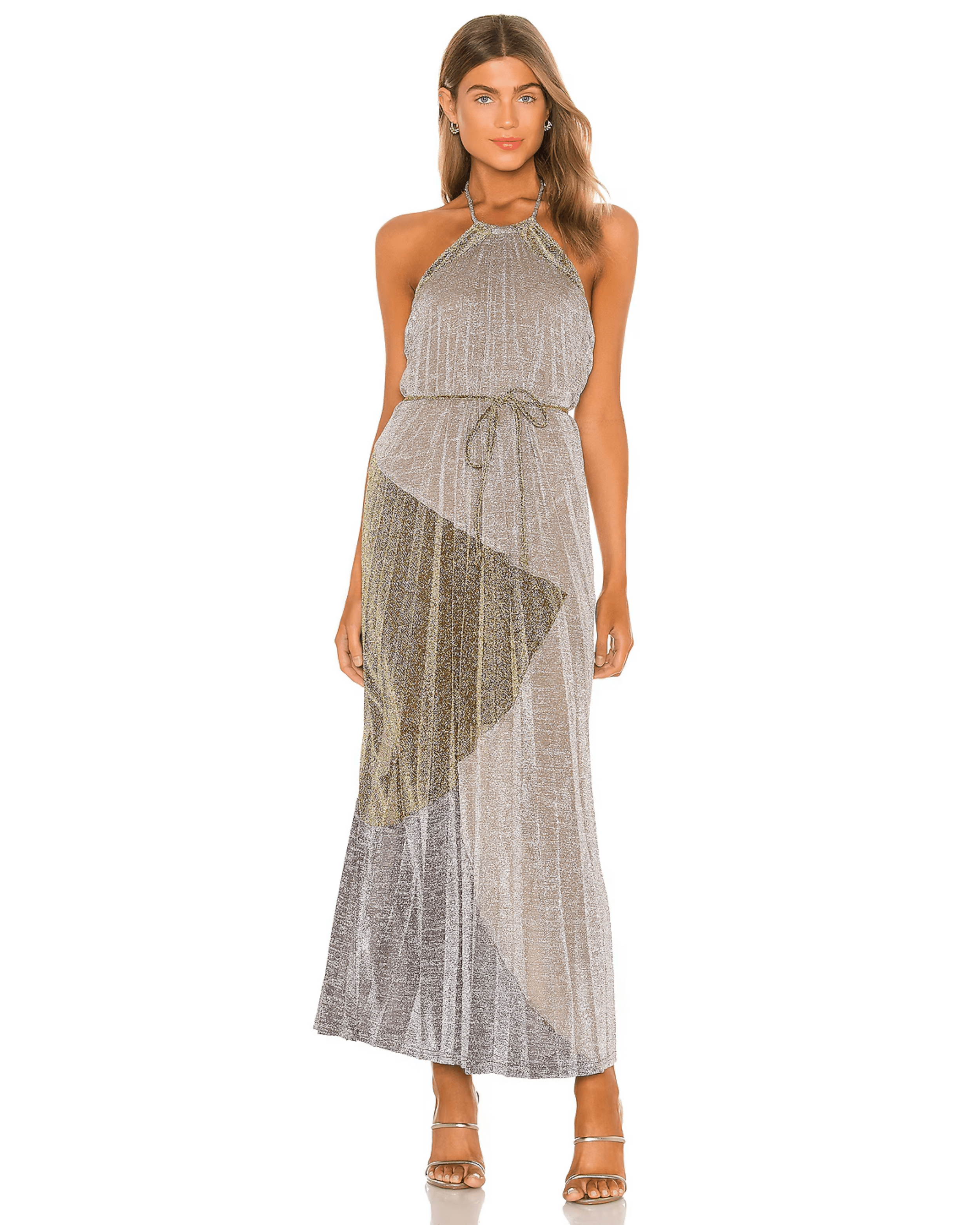 Luna Pleat Maxi Dress - Endless - UAE Rental and Resale for Women's Fashion