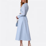 Cotton Cut Out Midi Dress