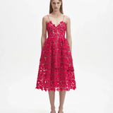 Magenta Azaelea Lace Dress - Endless - UAE Rental and Resale for Women's Fashion