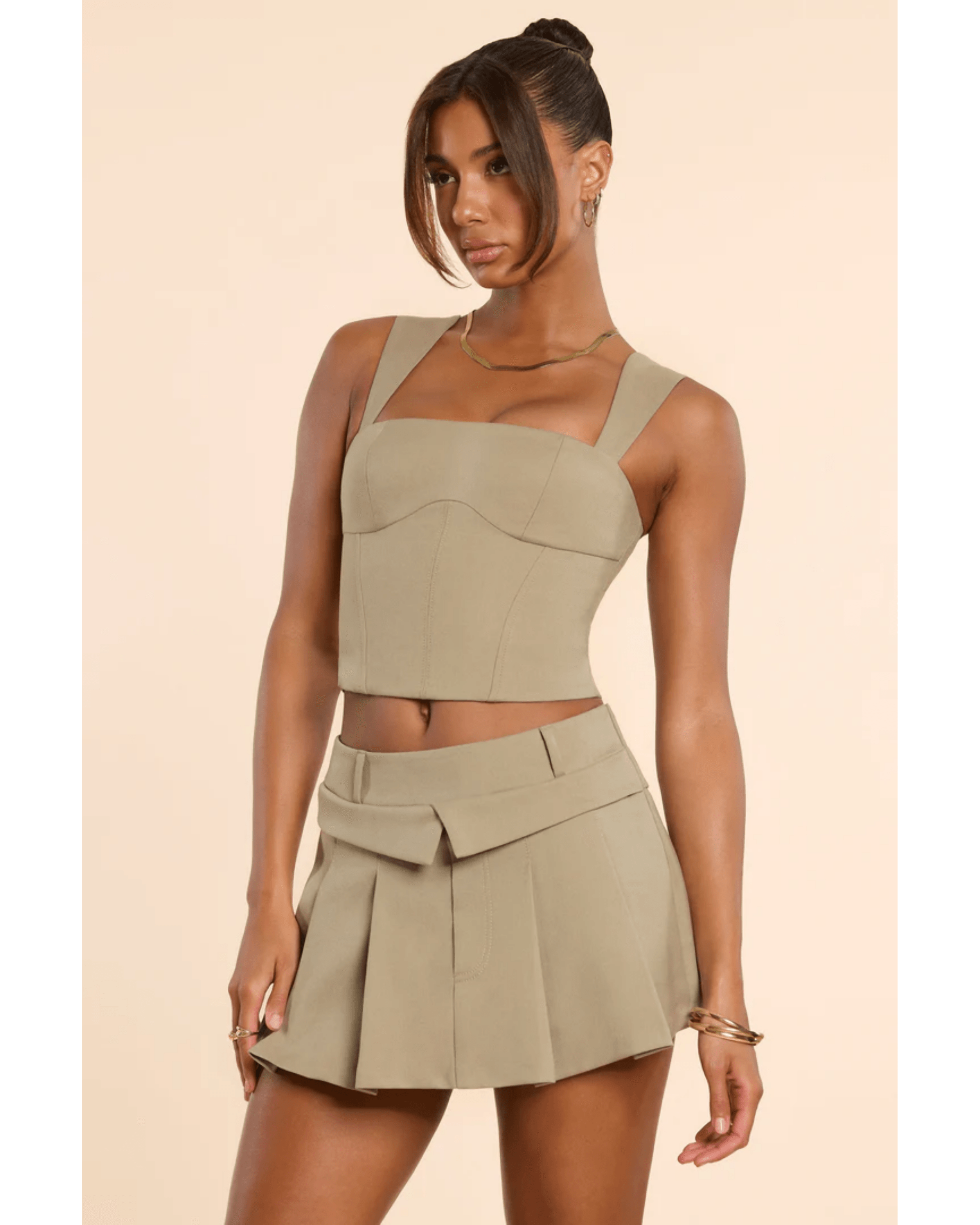 Maize & Laurel Co-ord Set - Endless - UAE Rental and Resale for Women's Fashion
