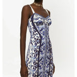 Majolica-print Bustier Dress - Endless - UAE Rental and Resale for Women's Fashion