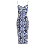 Majolica-print Bustier Dress - Endless - UAE Rental and Resale for Women's Fashion