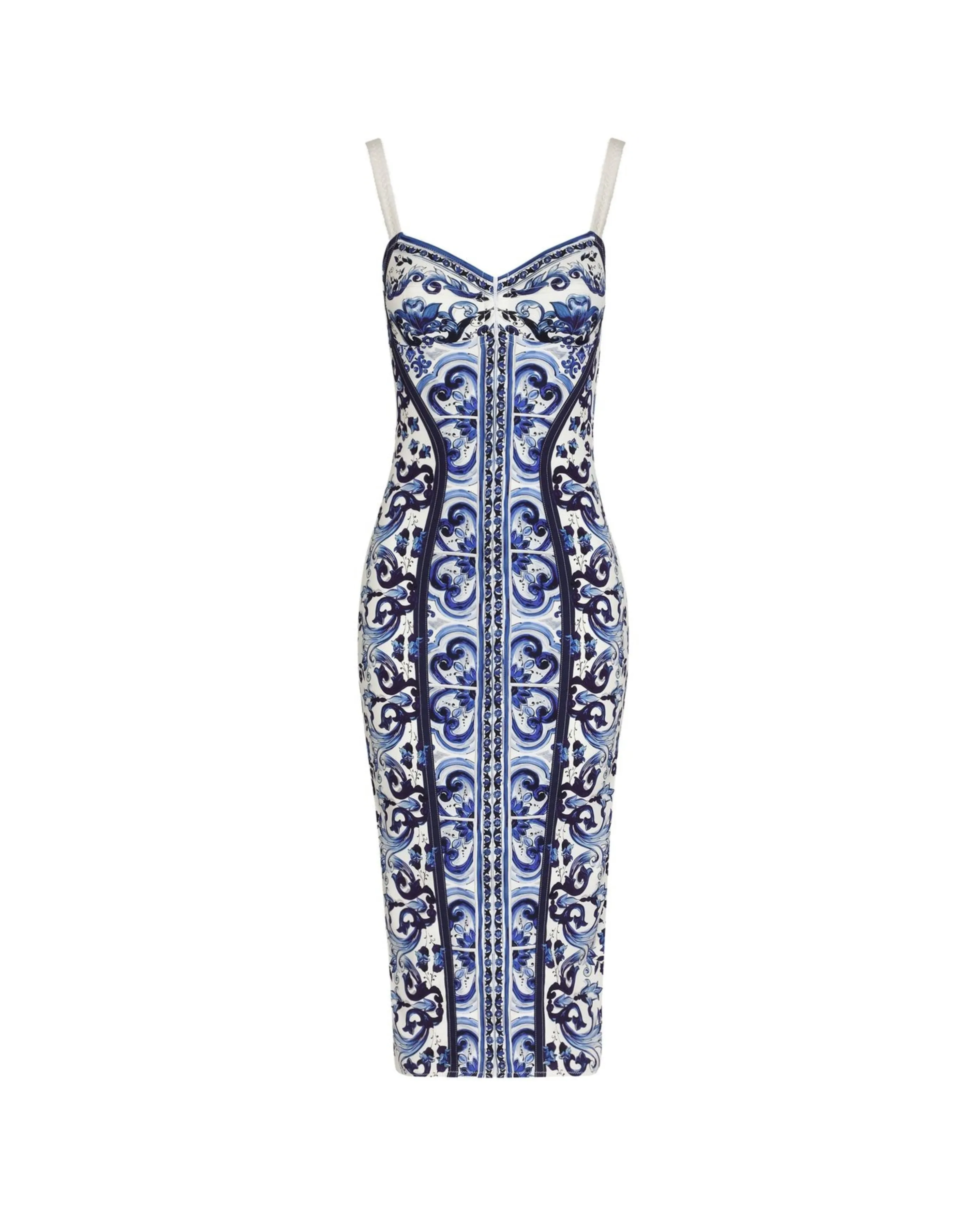 Majolica-print Bustier Dress - Endless - UAE Rental and Resale for Women's Fashion