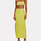 Mambo Strapless Cut-Out Maxi Dress - Endless - UAE Rental and Resale for Women's Fashion