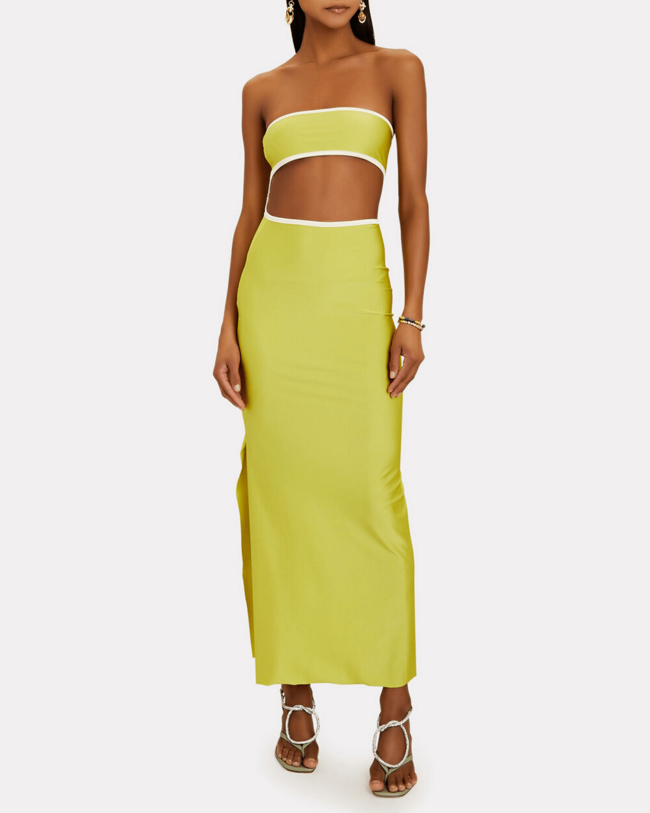 Mambo Strapless Cut-Out Maxi Dress - Endless - UAE Rental and Resale for Women's Fashion
