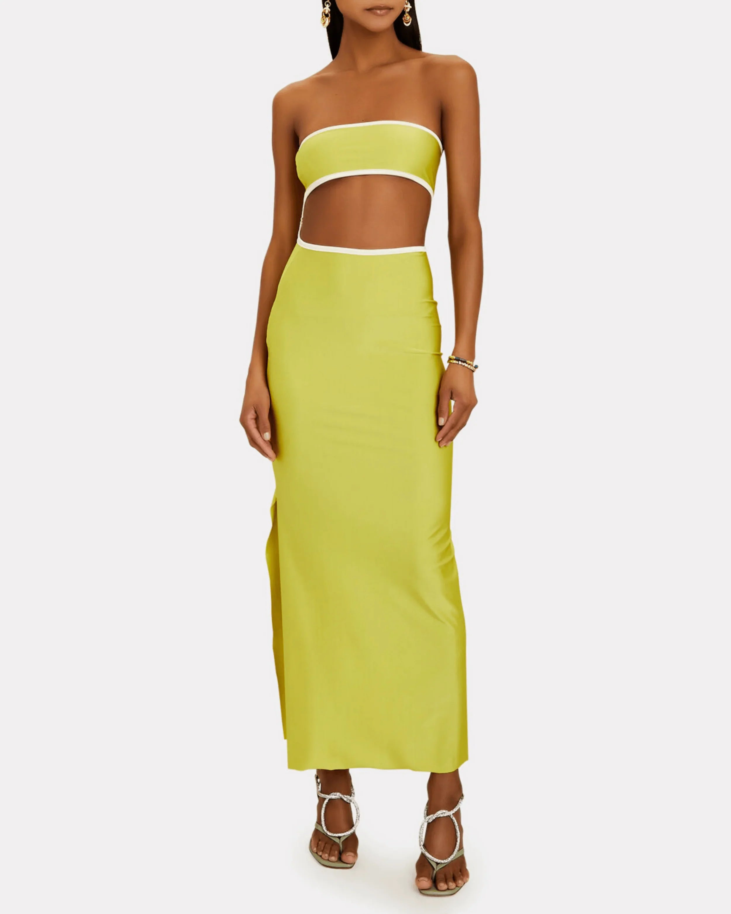 Mambo Strapless Cut-Out Maxi Dress - Endless - UAE Rental and Resale for Women's Fashion