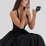 Marilyn Twill Halter Midi Dress - Endless - UAE Rental and Resale for Women's Fashion