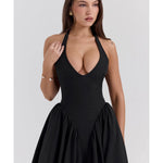 Marilyn Twill Halter Midi Dress - Endless - UAE Rental and Resale for Women's Fashion