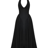 Marilyn Twill Halter Midi Dress - Endless - UAE Rental and Resale for Women's Fashion