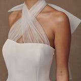 Maryam Tulle Bow Mini Dress - Endless - UAE Rental and Resale for Women's Fashion