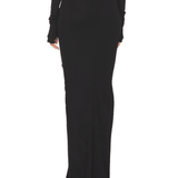 Matte Jersey Long Ruched Skirt - Endless - UAE Rental and Resale for Women's Fashion
