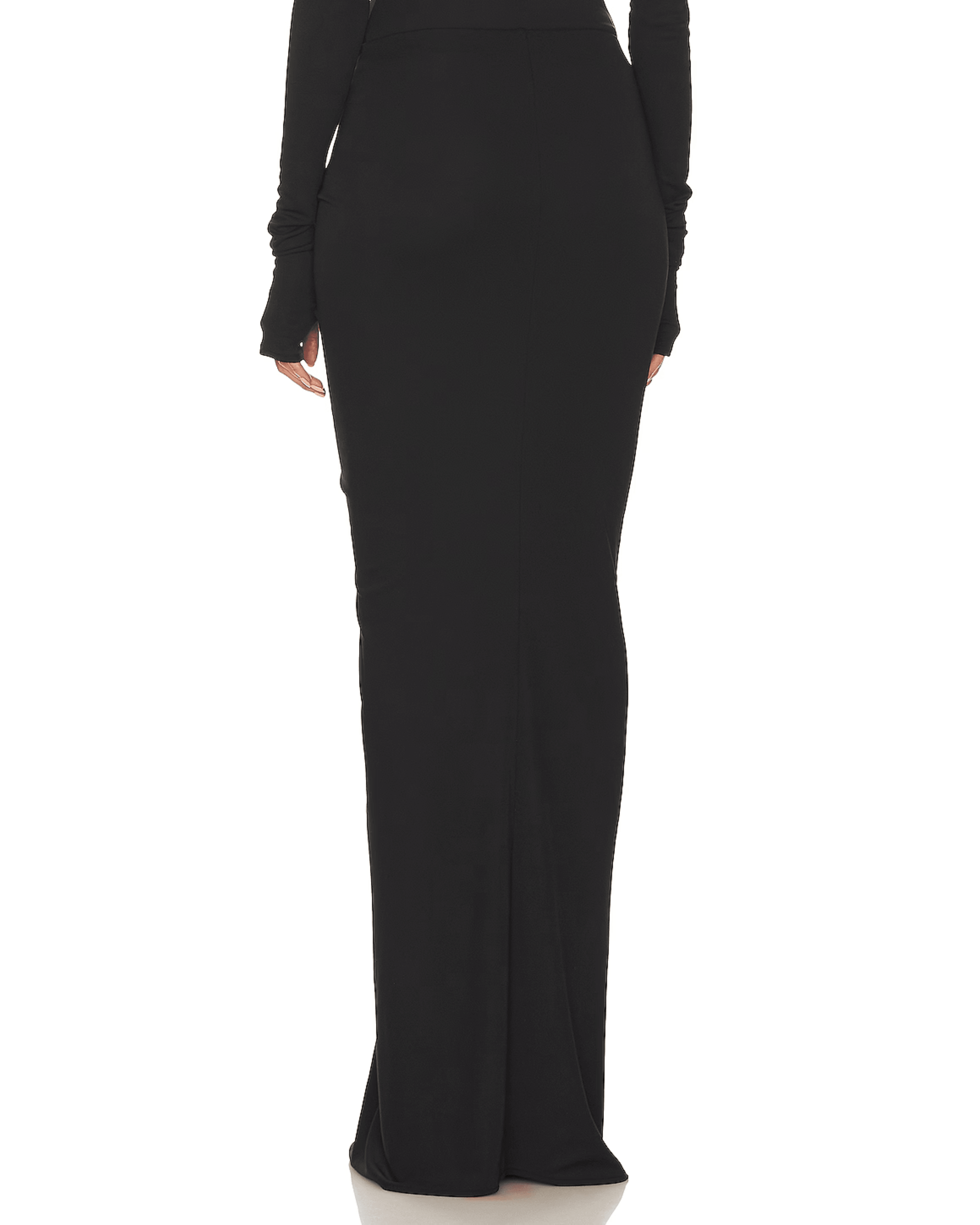 Matte Jersey Long Ruched Skirt - Endless - UAE Rental and Resale for Women's Fashion