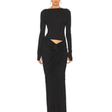 Matte Jersey Long Sleeve Top - Endless - UAE Rental and Resale for Women's Fashion
