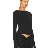 Matte Jersey Long Sleeve Top - Endless - UAE Rental and Resale for Women's Fashion