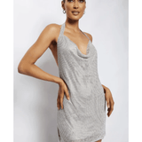 Meilani Low Back Diamante Mesh Mini Dress - Endless - UAE Rental and Resale for Women's Fashion