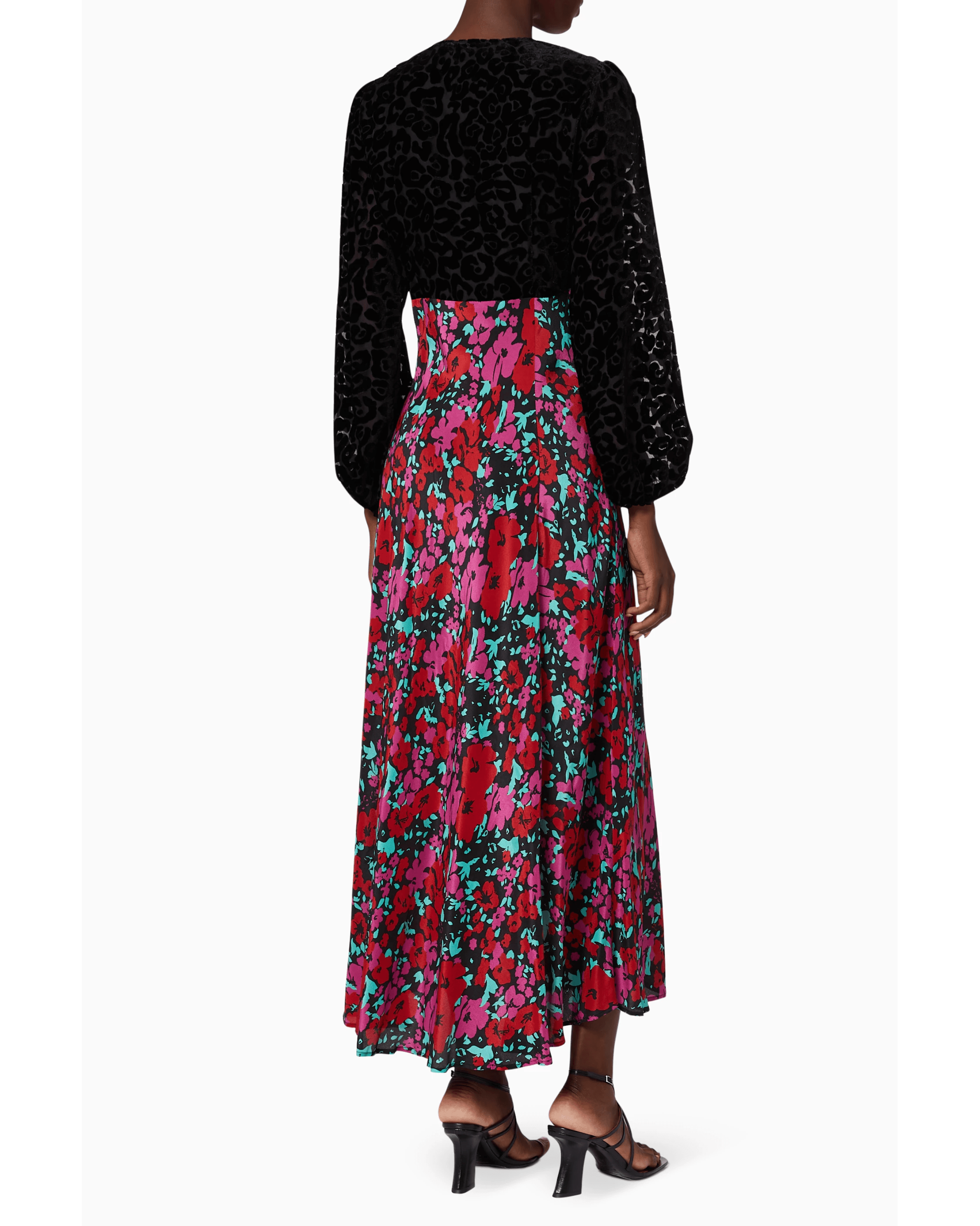 Melanie Printed Silk Dress - Endless - UAE Rental and Resale for Women's Fashion