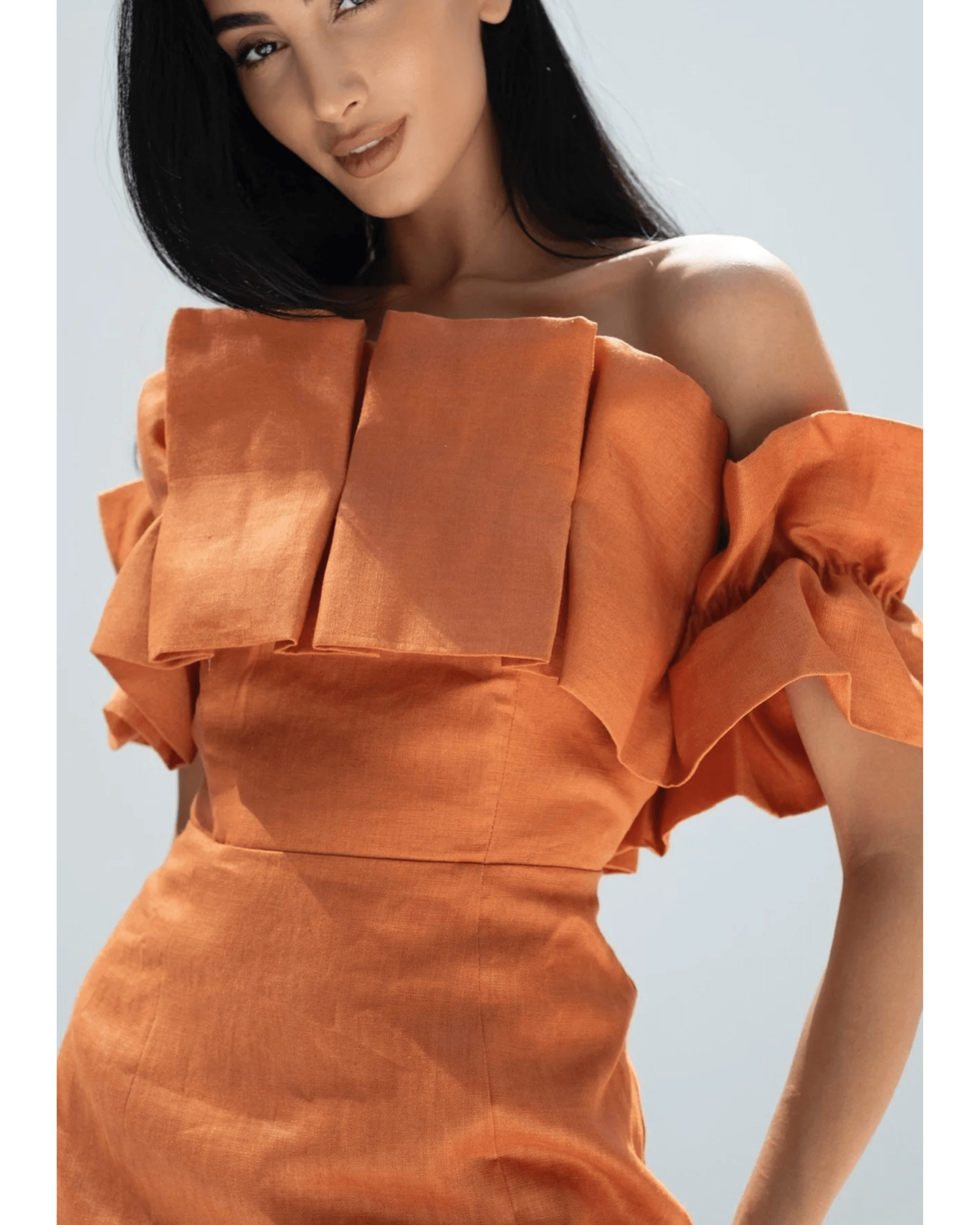 Melissa Ruffle Mini Dress - Endless - UAE Rental and Resale for Women's Fashion