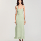 Merveille Crop Knit Top Vert Amande - Endless - UAE Rental and Resale for Women's Fashion