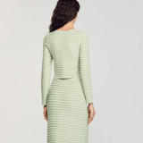 Merveilleux Studded Cardigan Vert Amande - Endless - UAE Rental and Resale for Women's Fashion