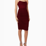 Mesh Corset Midi Dress - Endless - UAE Rental and Resale for Women's Fashion