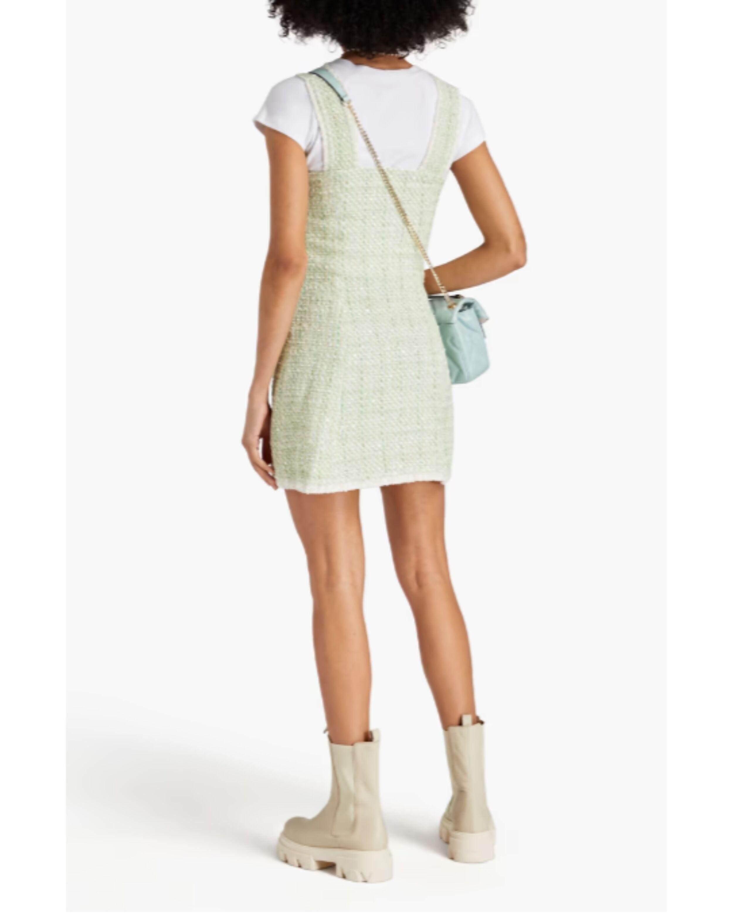 Metallic Boucle-Tweed Mini Dress - Endless - UAE Rental and Resale for Women's Fashion