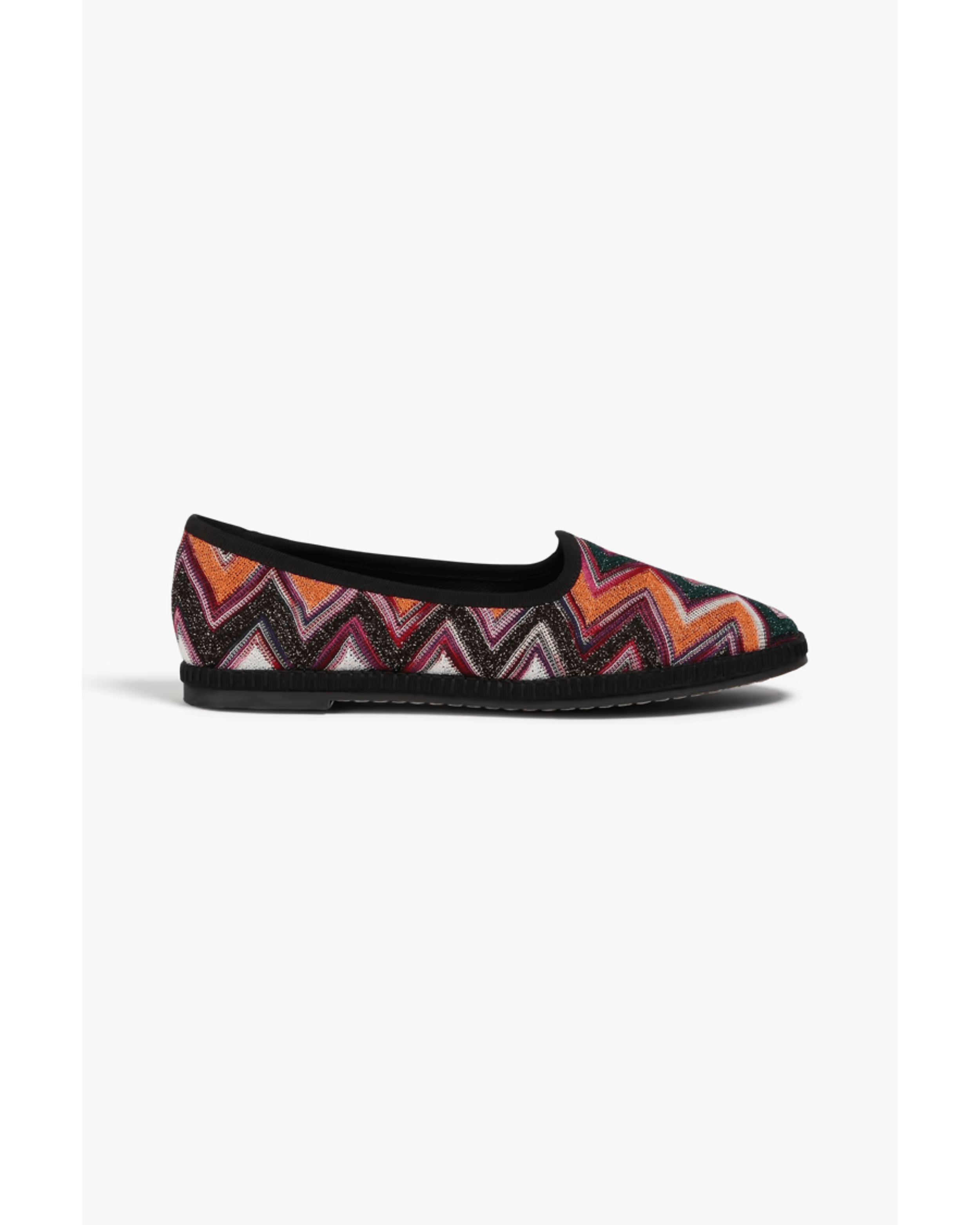 Metallic Crochet-Knit Slippers - Endless - UAE Rental and Resale for Women's Fashion