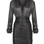 Metallic Mini Dress - Endless - UAE Rental and Resale for Women's Fashion