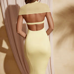 Milita Midaxi Dress in Pastel Yellow - Endless - UAE Rental and Resale for Women's Fashion