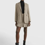 Mini Houndstooth Blazer & Skirt Co-ord - Endless - UAE Rental and Resale for Women's Fashion