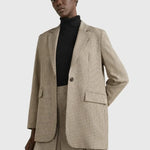 Mini Houndstooth Blazer & Skirt Co-ord - Endless - UAE Rental and Resale for Women's Fashion